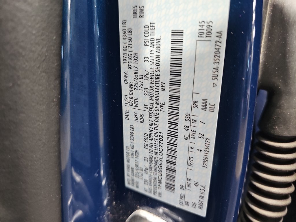 2020 Ford Escape SE