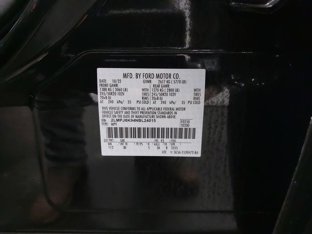 2022 Lincoln Nautilus Reserve