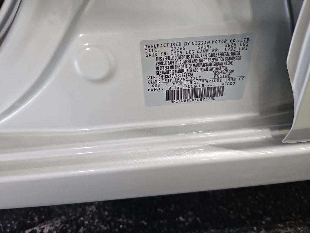 2025 Nissan Versa 1.6 SV