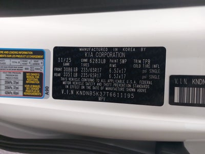 2026 Kia Carnival LXS