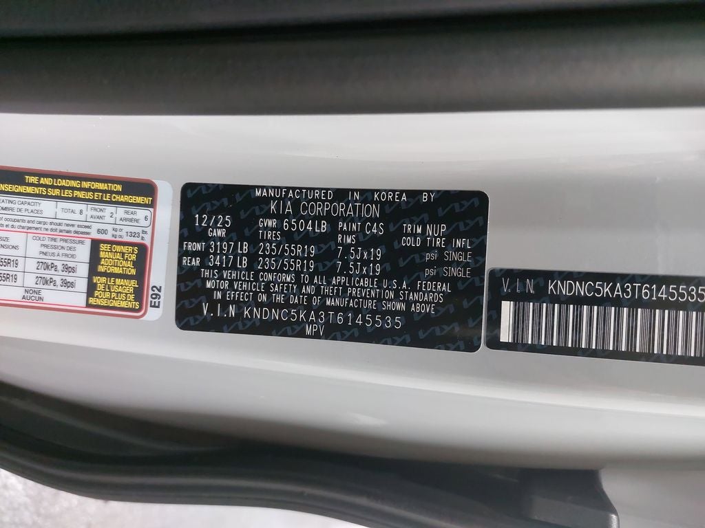 2026 Kia Carnival Hybrid EX