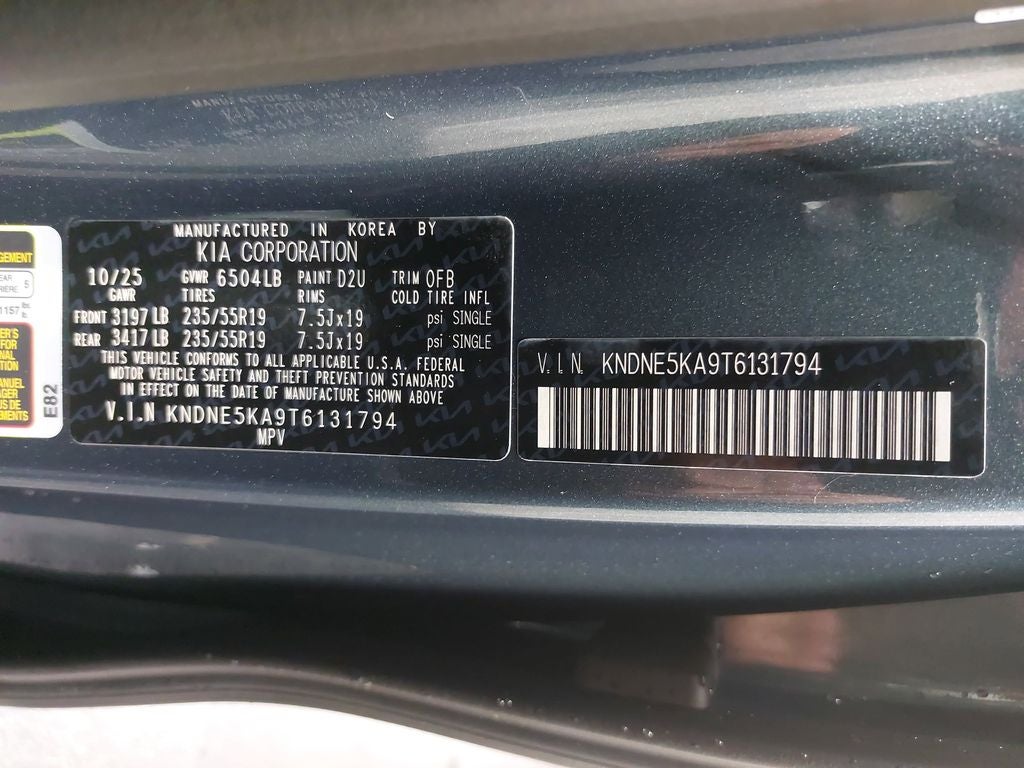 2026 Kia Carnival Hybrid SX Prestige