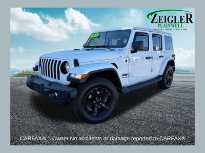 2022 Jeep Wrangler Unlimited Sahara Altitude Navigation System