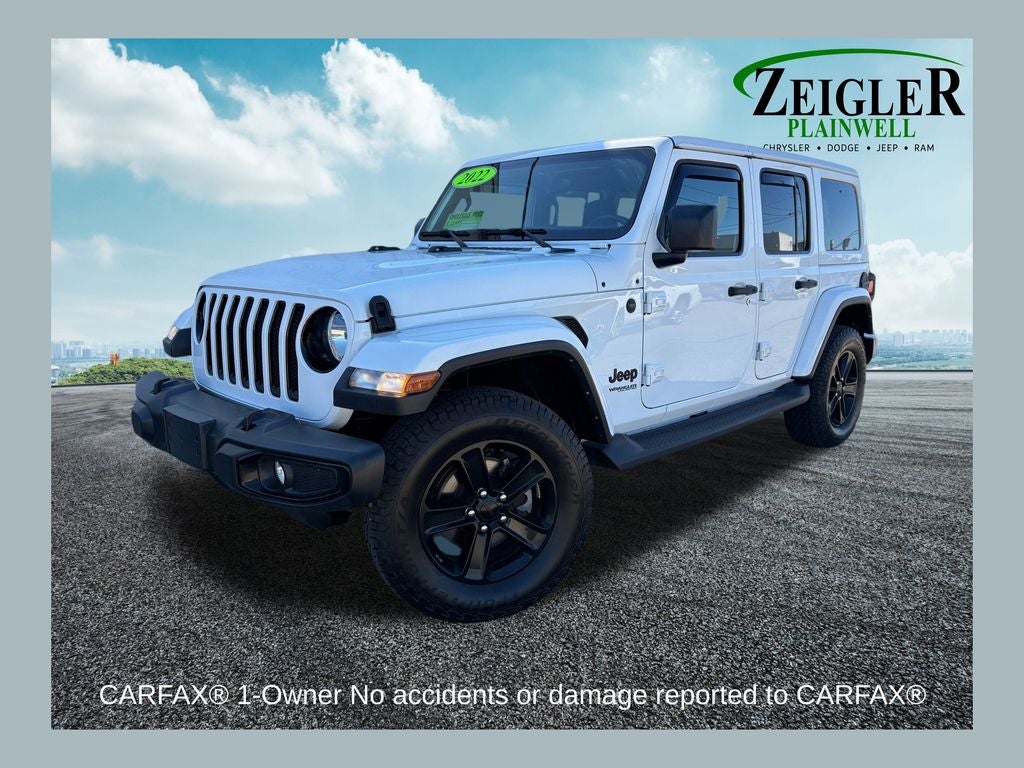2022 Jeep Wrangler Unlimited Sahara Altitude Navigation System