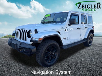 2022 Jeep Wrangler Unlimited Sahara Altitude Navigation System