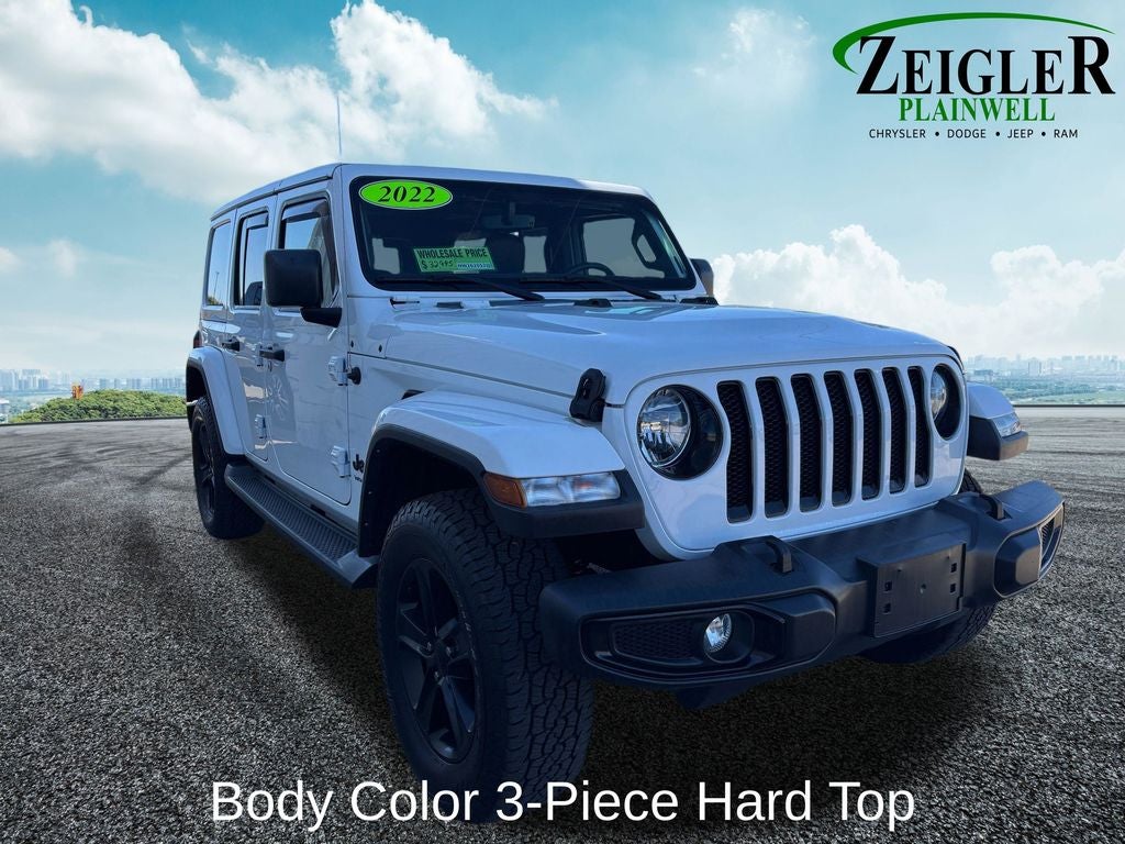 2022 Jeep Wrangler Unlimited Sahara Altitude Navigation System