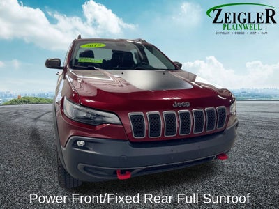 2019 Jeep Cherokee Trailhawk Power Sunroof
