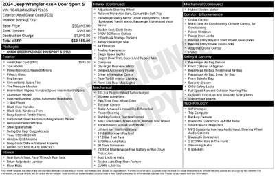 2024 Jeep Wrangler Sport S 4xe