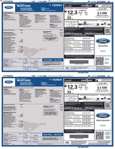 2019 Ford Mustang GT Premium Enhanced Security Package