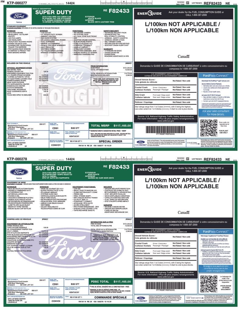2024 Ford F-250SD Platinum