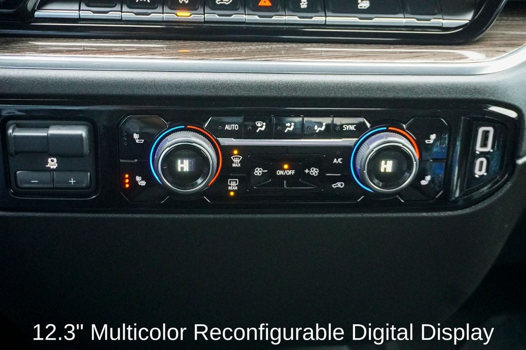 2025 Chevrolet Silverado 1500 LT 12.3" Multicolor Reconfigurable Digital Display &