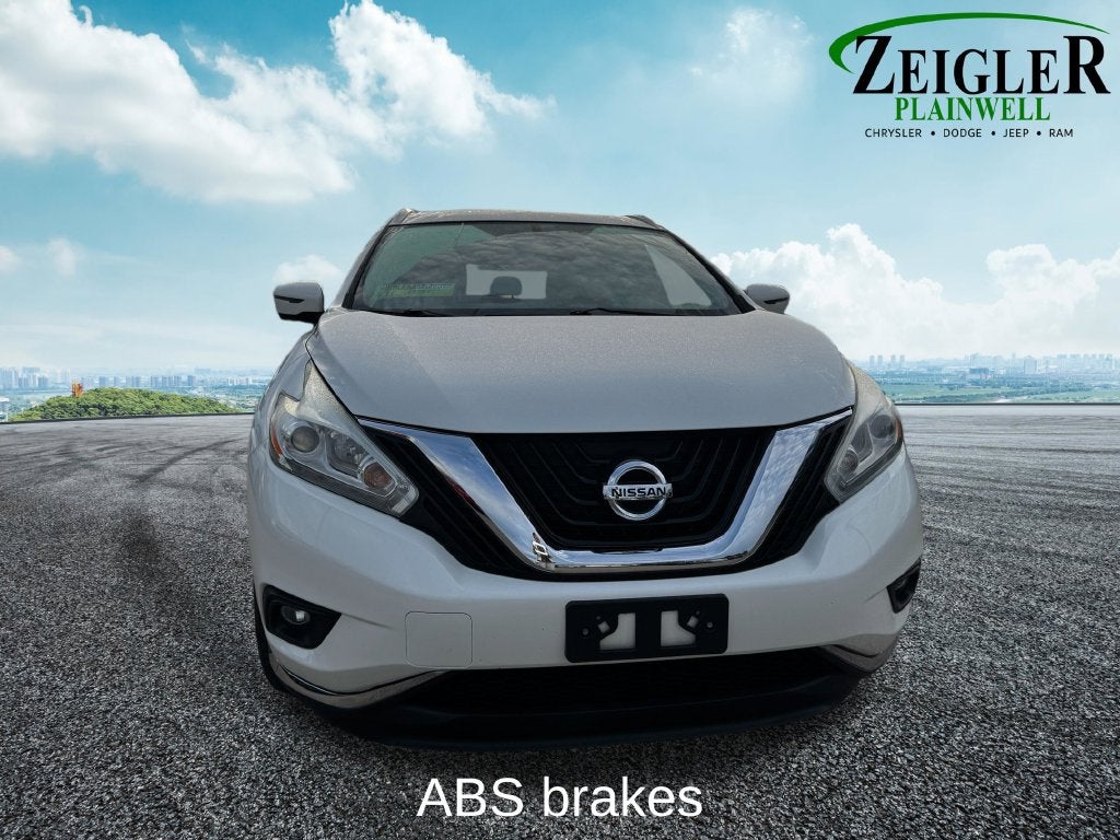 2016 Nissan Murano SL Power Panoramic Moonroof