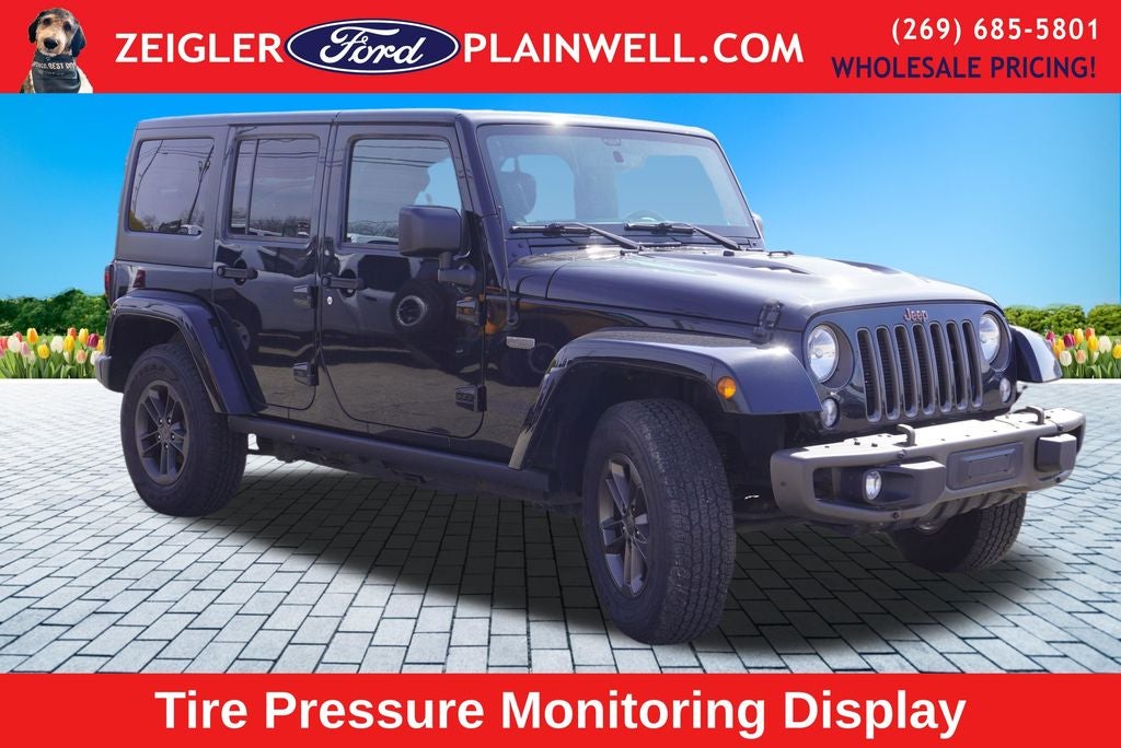 2016 Jeep Wrangler Unlimited Sahara 75TH ANNIVERSARY HEATED LEATHER HARD TOP V6 TOW