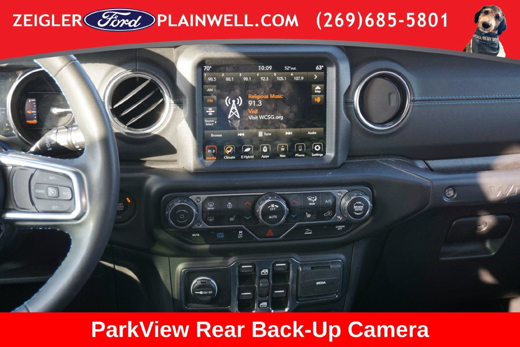 2023 Jeep Wrangler Rubicon 4xe NAV SKY 1 POWER TOP HEATED LEATHER