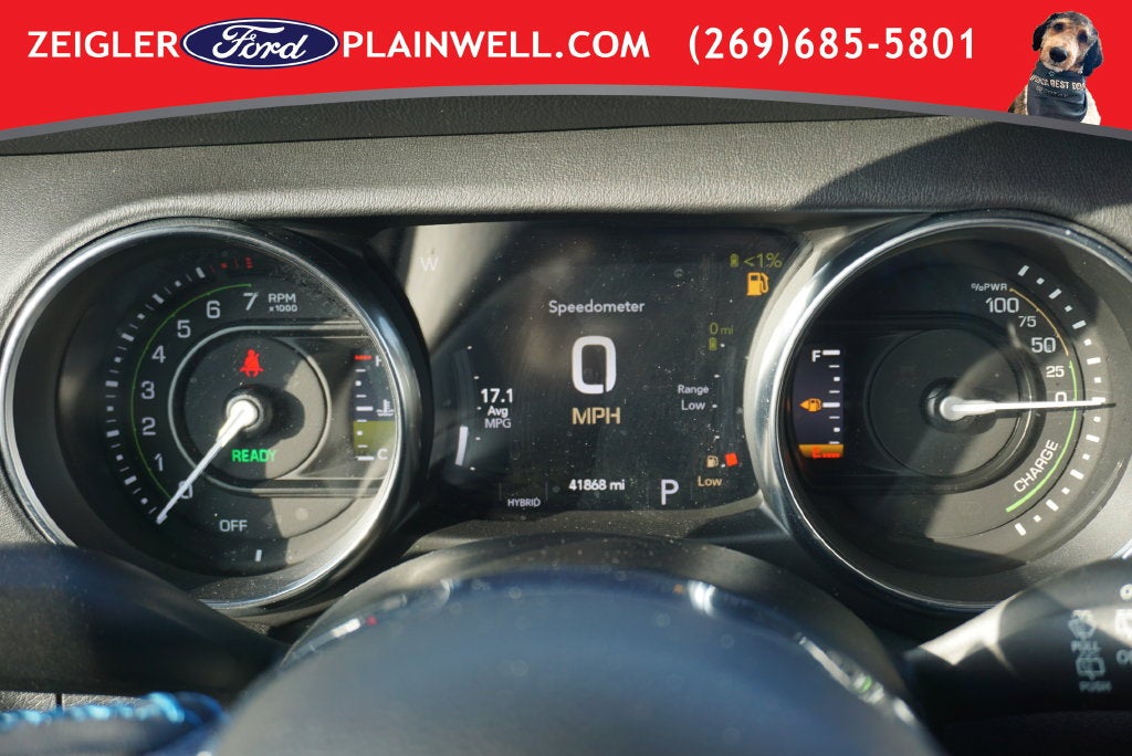 2023 Jeep Wrangler Rubicon 4xe NAV SKY 1 POWER TOP HEATED LEATHER