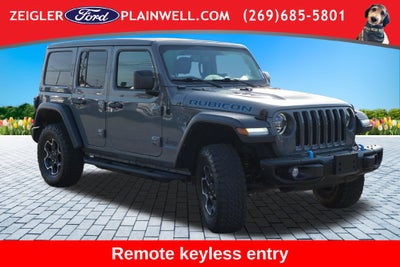 2023 Jeep Wrangler Rubicon 4xe NAV SKY 1 POWER TOP HEATED LEATHER