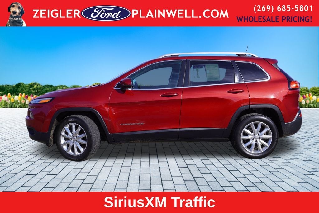 2016 Jeep Cherokee Limited 4x4 Navigation Leather V6