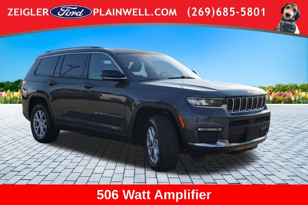 2022 Jeep Grand Cherokee L Limited L DUAL PANO MOONROOF HEATED LEATHER NAV