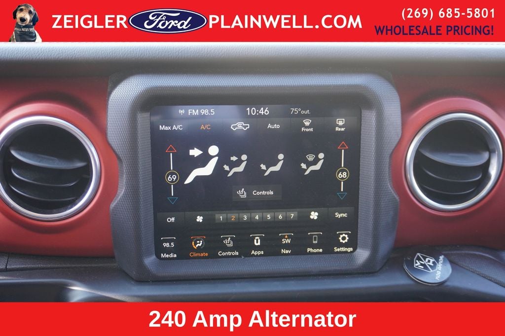 2020 Jeep Gladiator Rubicon V6 Navigation w/8.4" Display Keyless Entry Safety