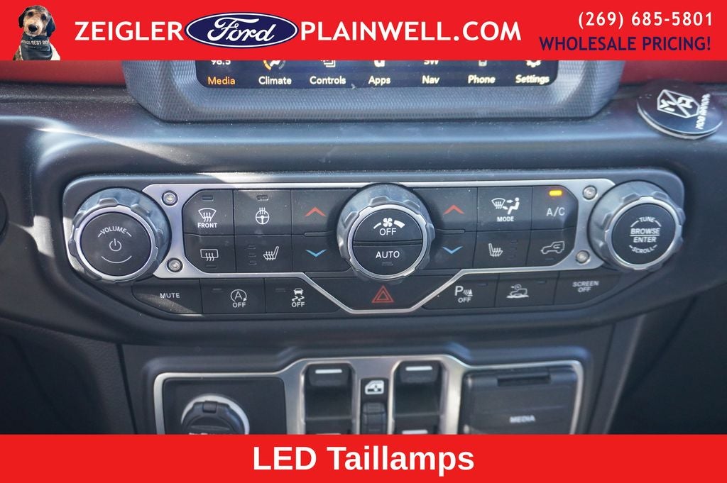 2020 Jeep Gladiator Rubicon V6 Navigation w/8.4" Display Keyless Entry Safety