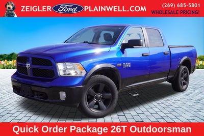 2016 RAM 1500 Outdoorsman Outdoorsman Crew Cab 4x4 Luxury Group V8 5.7 Liter