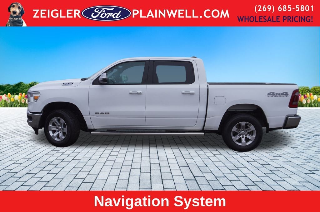 2023 RAM 1500 Laramie CREW CAB 4x4 Navigation Heated Front Leather Heate