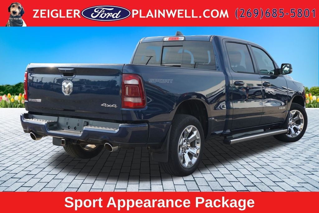 2023 RAM 1500 Big Horn/Lone Star SPORT PKG CREW CAB 4X4 HEMI 20" CHROMES