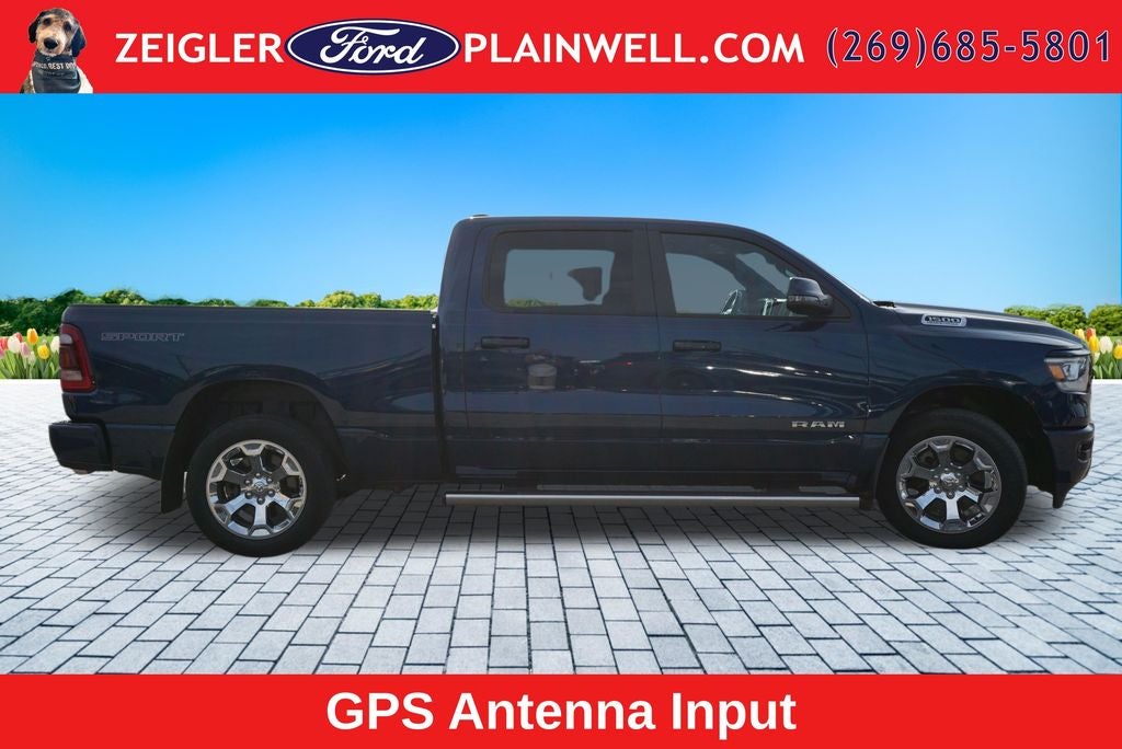 2023 RAM 1500 Big Horn/Lone Star SPORT PKG CREW CAB 4X4 HEMI 20" CHROMES