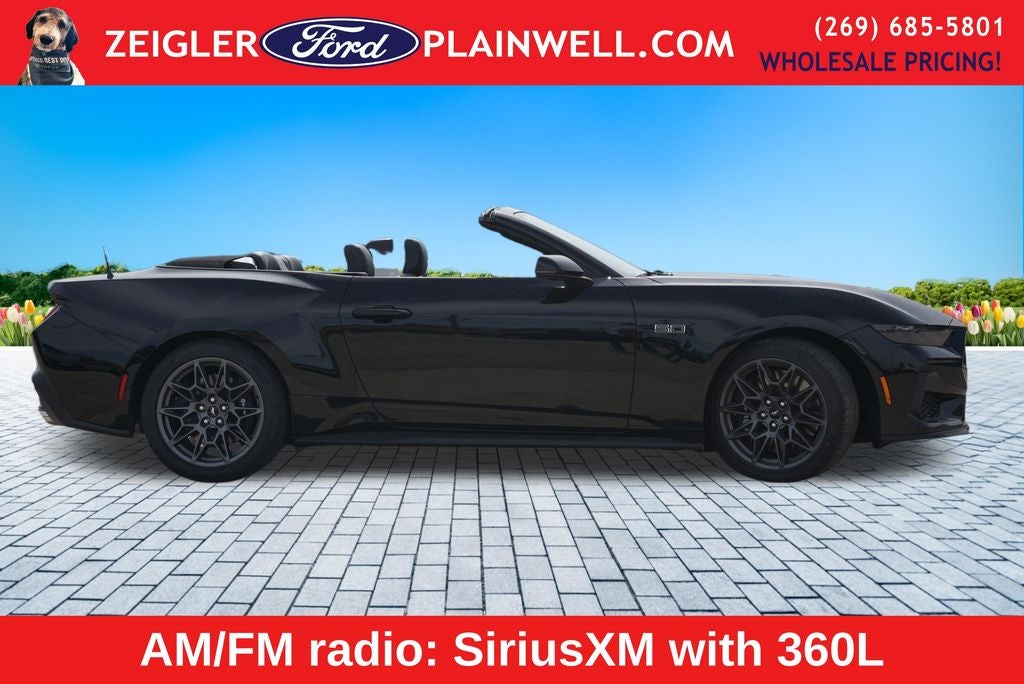 2025 Ford Mustang GT Premium CONVERTIBLE GT PERFORMANCE ACTIVE EXAUST MAGNARIDE