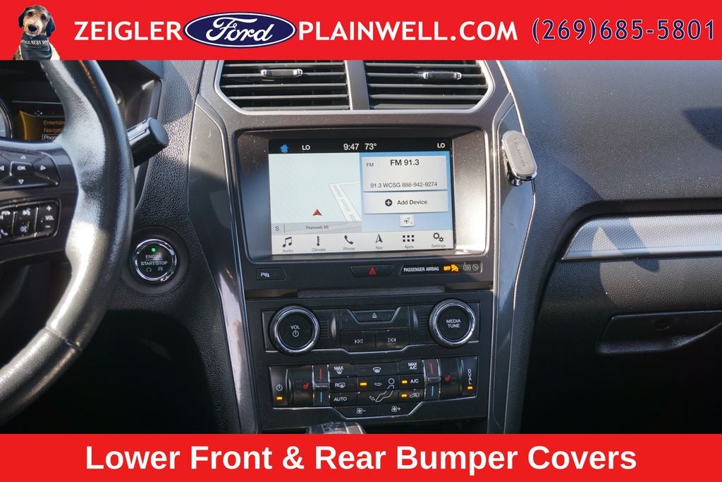2018 Ford Explorer XLT PANORAMIC ROOF LEATHER APPEARANCE PKG 20' WHEELS