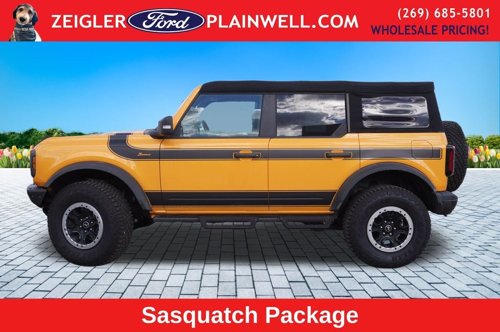 2022 Ford Bronco Badlands ADVANCED SASQUATCH MID HIG & LUX PKG LEATHER NAV