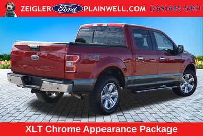 2018 Ford F-150 XLT CREW CAB 4X4 5.0L V8 TOW PKG HEATED SEATS