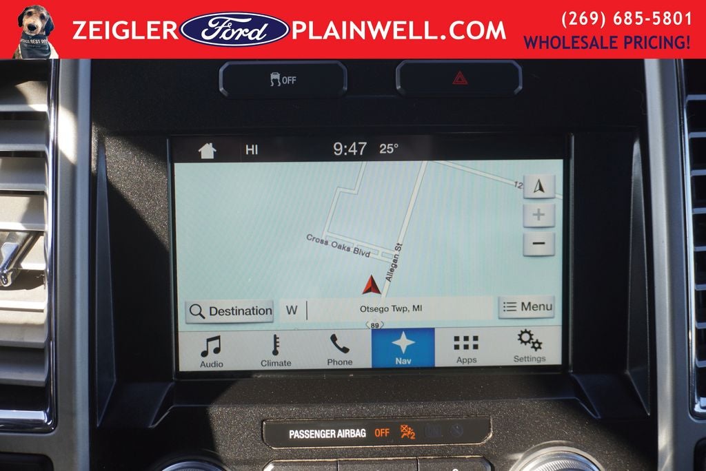 2016 Ford F-150 Lariat Crew Cab 4x4 Heated Leather NAV Chrome Pkg Tow Pkg