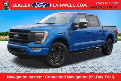 2021 Ford F-150 Lariat FX4 Heated Cooled Leather Nav 360 Camera Trailer T
