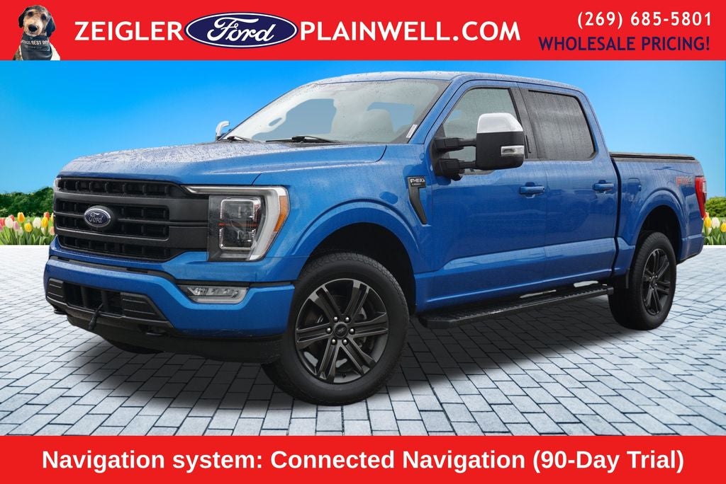 2021 Ford F-150 Lariat FX4 Heated Cooled Leather Nav 360 Camera Trailer T