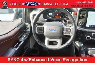 2021 Ford F-150 Lariat CREW CAB 4X4 LEATHER NAVIGATION PANORAMIC ROOF