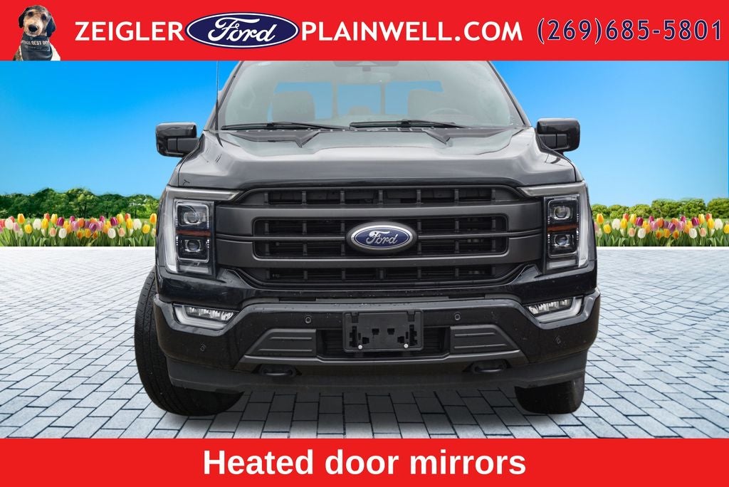 2023 Ford F-150 Lariat Sport Heated Cooled Leather Pano Roof Nav Trailer