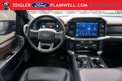 2023 Ford F-150 Lariat Sport Heated Cooled Leather Pano Roof Nav Trailer