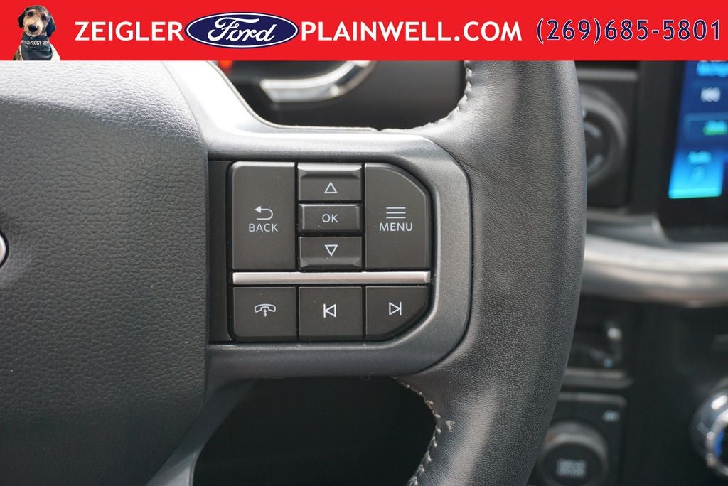 2023 Ford F-150 Lariat Sport Heated Cooled Leather Pano Roof Nav Trailer