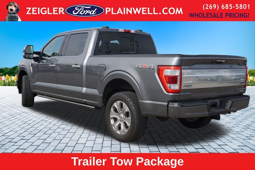 2022 Ford F-150 Platinum Twin Panel Roof Int Work Surface Tow Co-Pilot360 A