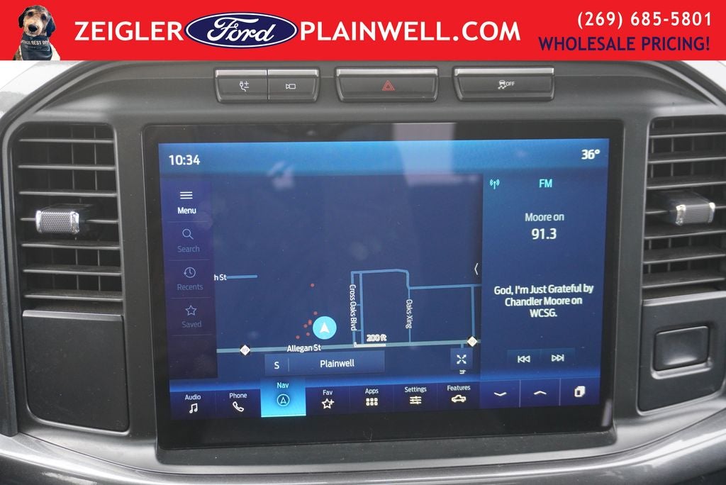 2023 Ford F-150 XLT HYBRID TWIN PANEL ROOF 20 ' BLACK ALLOYS REAR SLID