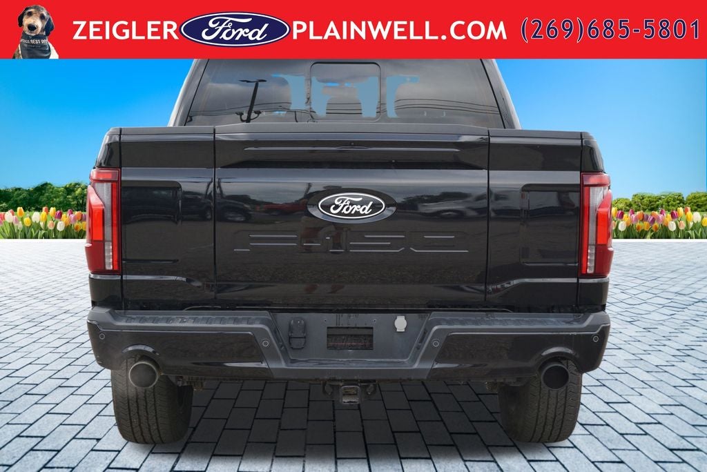 2024 Ford F-150 Lariat Hybrid Black Appearance Pkg Panoramic Roof Tow