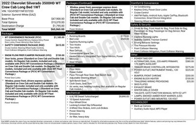 2022 Chevrolet Silverado 3500HD Work Truck DRW