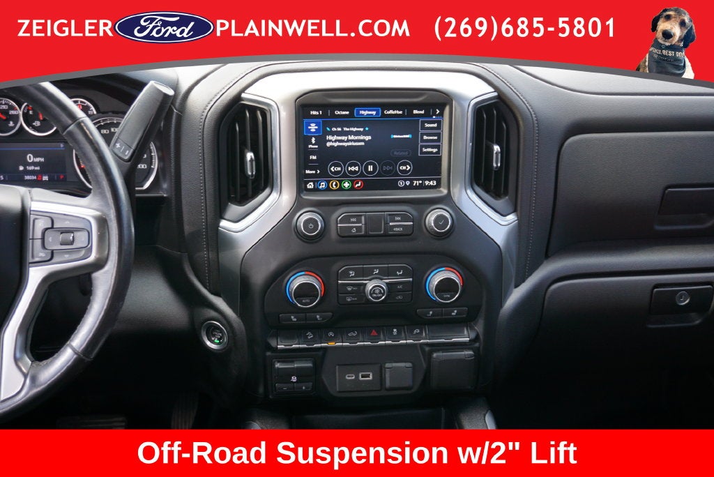 2021 Chevrolet Silverado 1500 LT Trail Boss Z71 PKG LEATHER 20' BLACK WHEELS