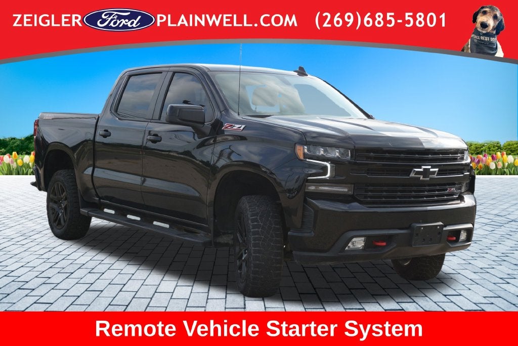 2021 Chevrolet Silverado 1500 LT Trail Boss Z71 PKG LEATHER 20' BLACK WHEELS