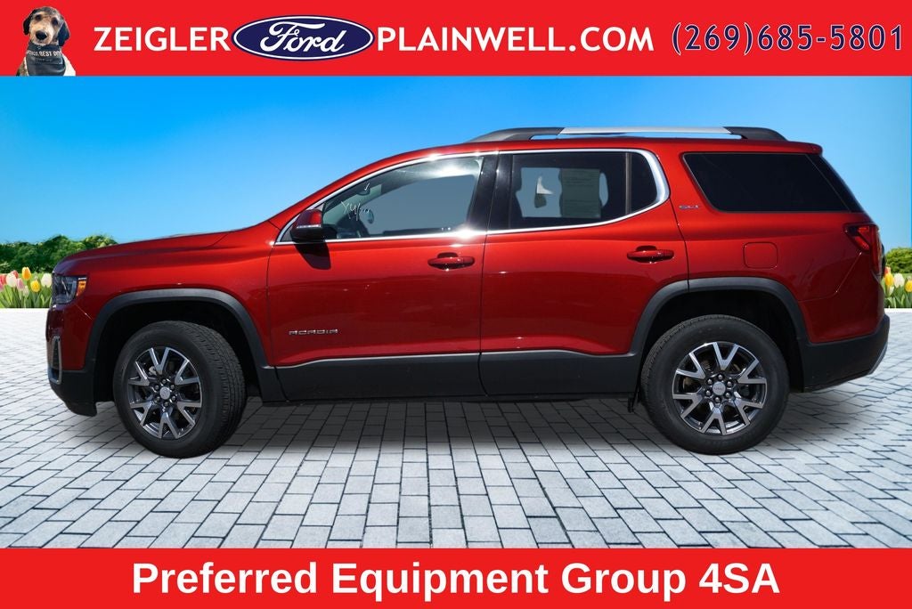2023 GMC Acadia SLT HD CAMERA LANE KEEPING BLIS 3RD ROW SEAT 4X4