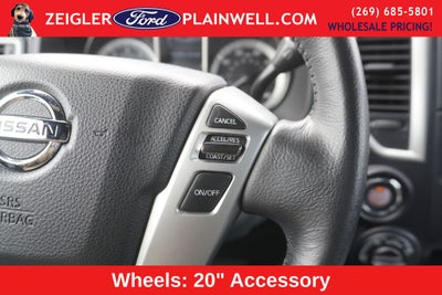 2018 Nissan Titan SL MIDNIGHT EDITION CREW CAB 4x4 LEATHER NAVIGATION 2