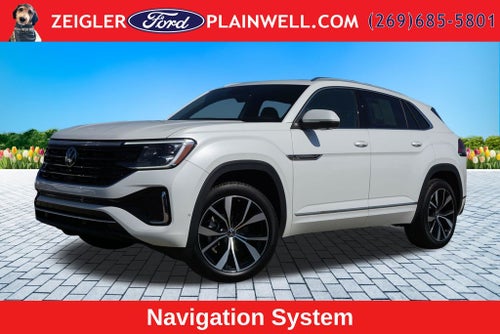 2025 Volkswagen Atlas Cross Sport 2.0T SEL Premium R-Line AWD Panoramic Roof Nav Leather Harmon Kardon Blis