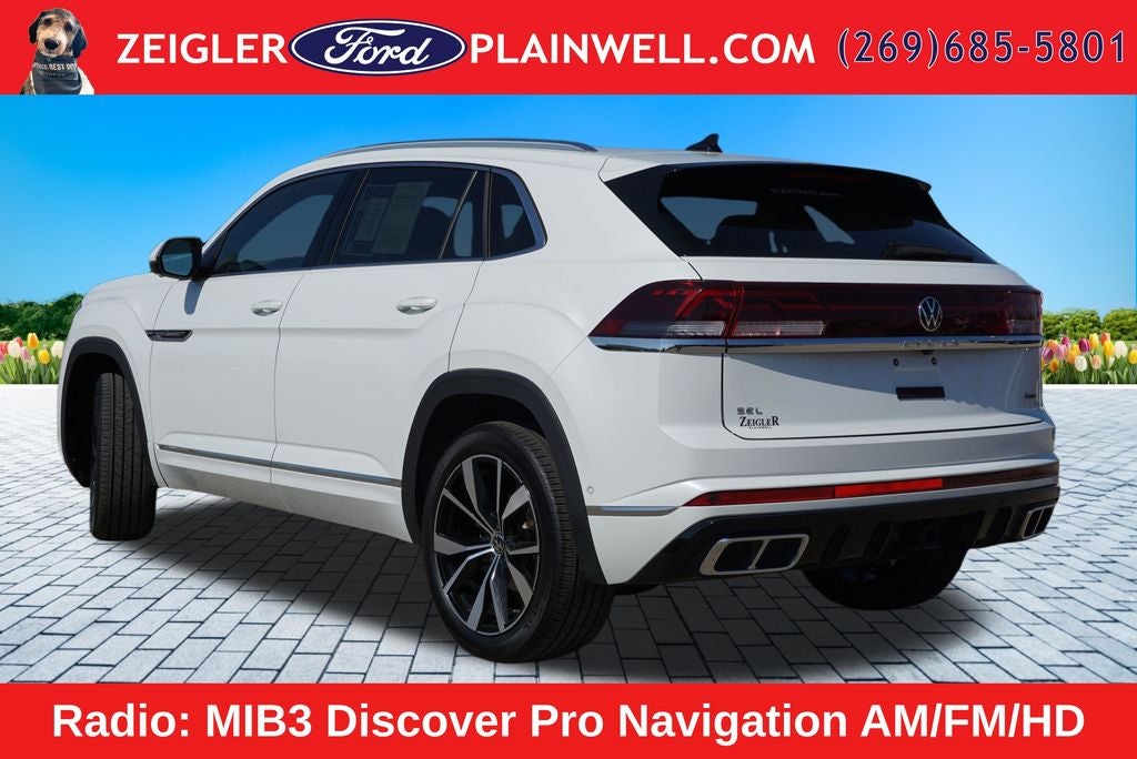 2025 Volkswagen Atlas Cross Sport 2.0T SEL Premium R-Line AWD Panoramic Roof Nav Leather Harmon Kardon Blis