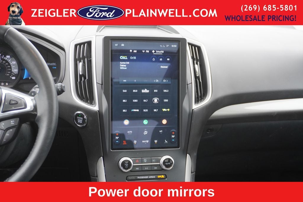 2024 Ford Edge SEL AWD Panoramic Vista Roof Heated Leather & Steering